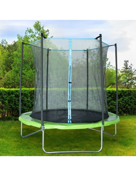 Trampoline pour Enfants avec Filet de Sécurité Aktive 244 x 239 x 244 cm Ø 244 cm