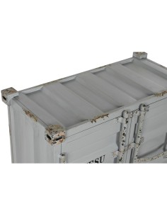 Range Bouteilles Home ESPRIT Gris Bleu ciel 77 x 41 x 64 cm 2