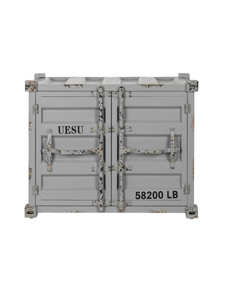 Range Bouteilles Home ESPRIT Gris Bleu ciel 77 x 41 x 64 cm