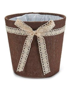 Pot Ibergarden Gris Naturel Chocolat 18 x 17 x 18 cm