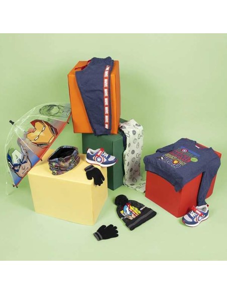 Bonnet, Gants et Echarpe The Avengers Gris