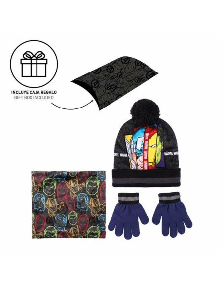 Bonnet, Gants et Echarpe The Avengers Gris
