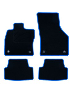 Set de tapis de voitures OCC Motorsport OCCVW0022BL VOLKSWAGEN GOLF VII Bleu 5 Pièces 2