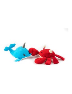 Jouet pour chien en peluche Gloria Coco 7 x 25 x 30 cm Crabe Polyester polypropylène 2