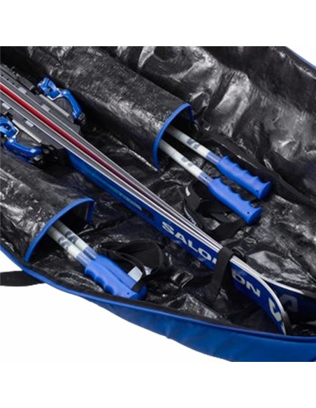 Porte-skis Salomon Skitrip 1 Pair Padded Bleu