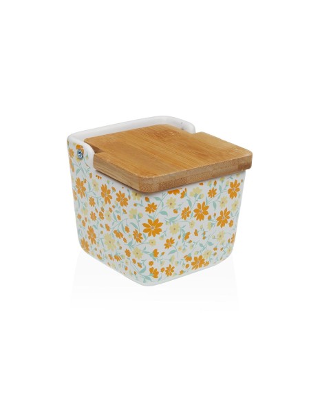 Salière avec couvercle Versa Céramique 8,8 x 8,5 x 8,8 cm