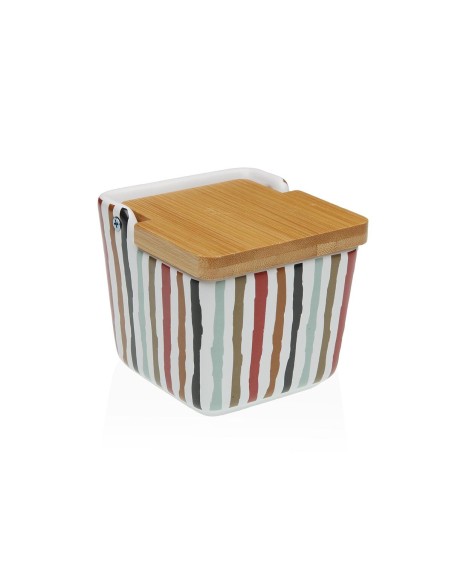 Salière avec couvercle Versa LIGNE Céramique 8,8 x 8,5 x 8,8 cm