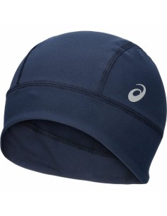 Casquette de Sport Asics Winter Run Beanie Bleu foncé
