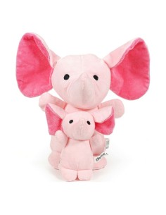 Jouet pour chien en peluche Gloria Hoa 20 cm Rose Eléphant