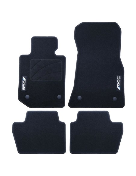Set de tapis de voitures OCC Motorsport OCCBW0070LOG BMW G22 Serie 4 Coupe 5 Pièces