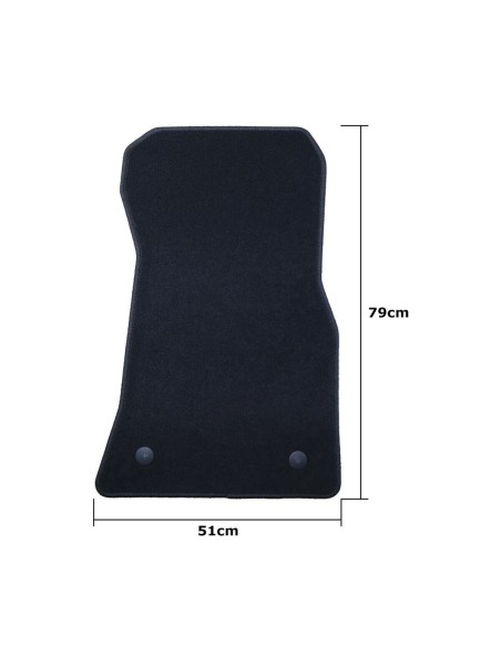Set de tapis de voitures OCC Motorsport OCCBW0070LOG BMW G22 Serie 4 Coupe 5 Pièces