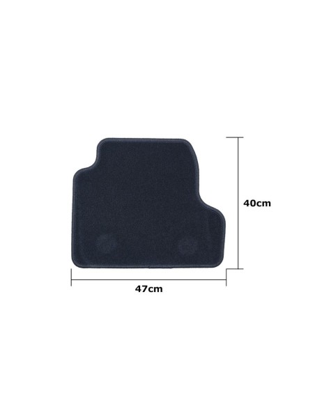 Set de tapis de voitures OCC Motorsport OCCBW0051 Bmw F32 Serie 4 Coupe 5 Pièces