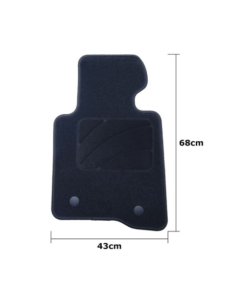 Set de tapis de voitures OCC Motorsport OCCBW0052 Bmw F33 Serie 4 Cabrio 5 Pièces
