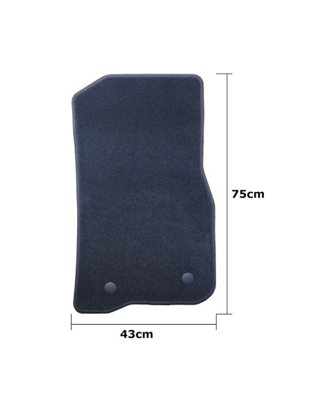 Set de tapis de voitures OCC Motorsport OCCBW0052 Bmw F33 Serie 4 Cabrio 5 Pièces