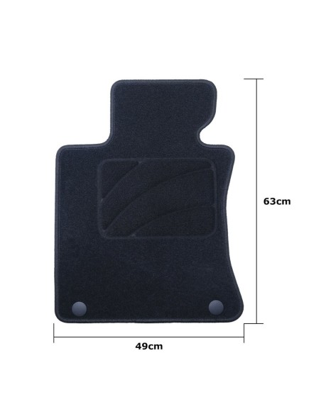 Set de tapis de voitures OCC Motorsport OCCBW0014 Bmw E64 Serie 6 Cabrio 5 Pièces