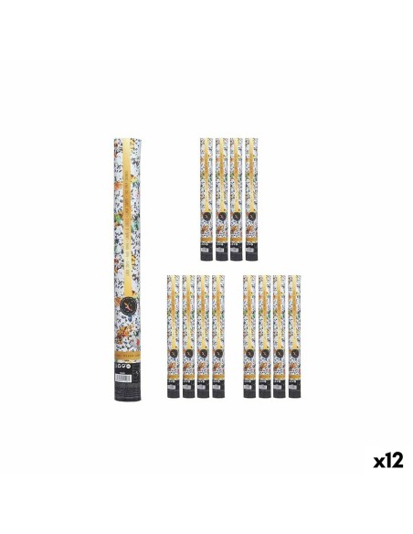 Canon à confettis 9901-30 Multicouleur Papier Carton Plastique 5 x 28,5 x 5 cm (12 Unités)