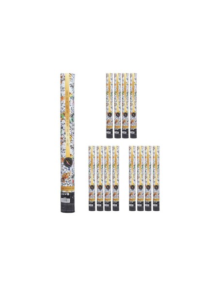 Canon à confettis 9901-30 Multicouleur Papier Carton Plastique 5 x 28,5 x 5 cm (12 Unités)