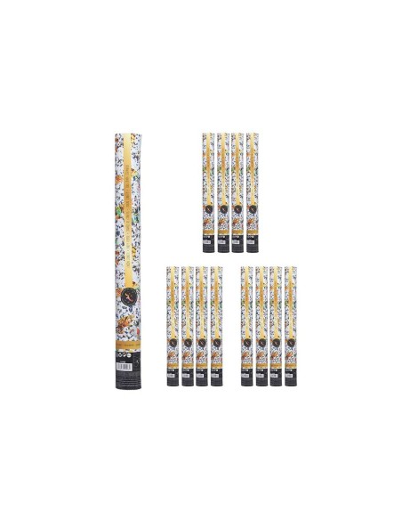 Canon à confettis 9901-50 Multicouleur Papier Carton Plastique 5 x 48,5 x 5 cm (12 Unités)