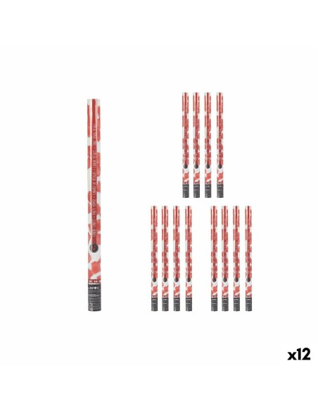 Canon à confettis 9119-80 Rouge Papier Carton Plastique 5 x 79 x 5 cm (12 Unités)