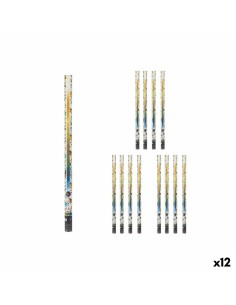 Canon à confettis NAVI-AR-483 Multicouleur Papier Carton Plastique 5 x 98,5 x 5 cm (12 Unités)