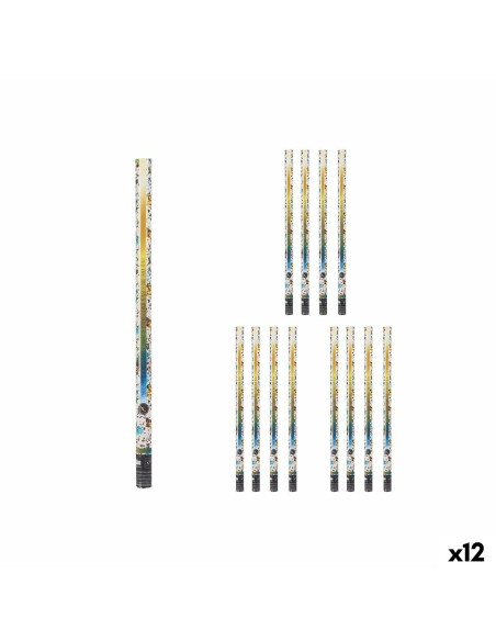 Canon à confettis NAVI-AR-483 Multicouleur Papier Carton Plastique 5 x 98,5 x 5 cm (12 Unités)