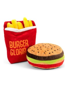 Jouet pour chien en peluche Gloria Hamburdog Hamburgers 2