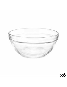 Bol mélangeur Vivalto 76760 Transparent verre 14 x 6,5 x 14 cm 6 Unités