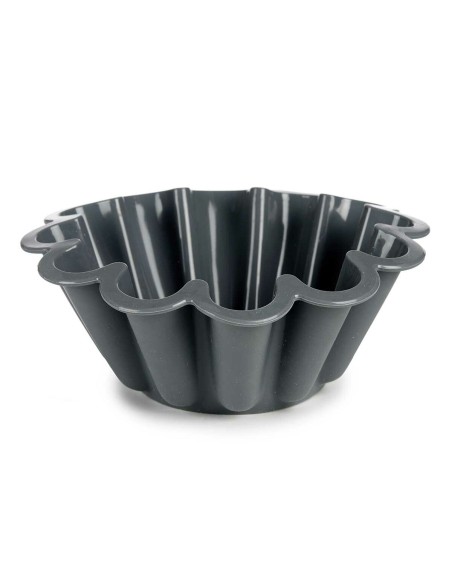 Moule à pâtisserie Kinvara HH477 Gris clair Gris foncé Silicone 1,5 L 24,5 x 10 x 24,5 cm (6 Unités)