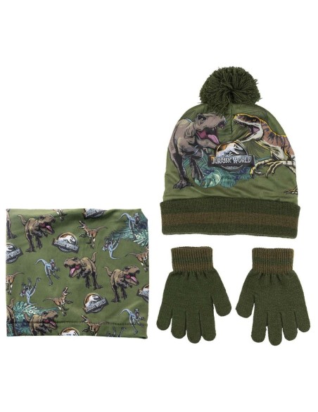 Bonnet, Gants et Echarpe Jurassic Park 3 Pièces