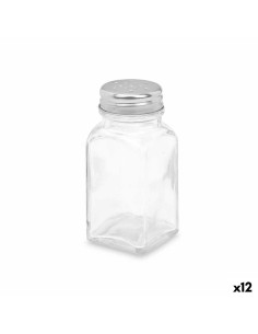 Salière Vivalto YHP-F0409/DH12 Transparent Métal verre 4 x 9 x 4 cm (12 Unités)