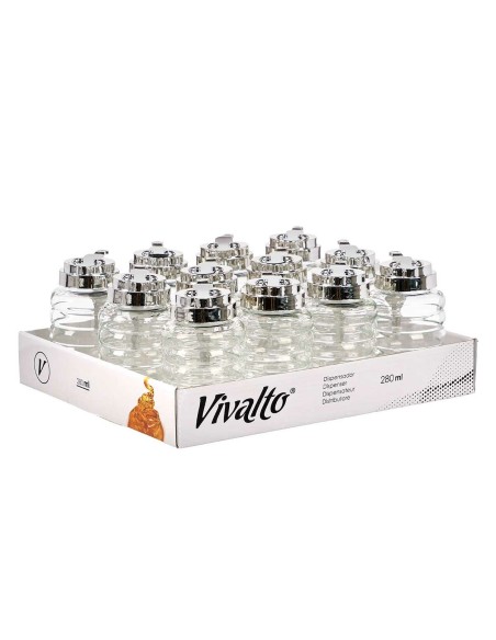 Huilier Vivalto YHP-Y0711H/BH Transparent verre 280 ml 10 x 12,3 x 7 cm (12 Unités)