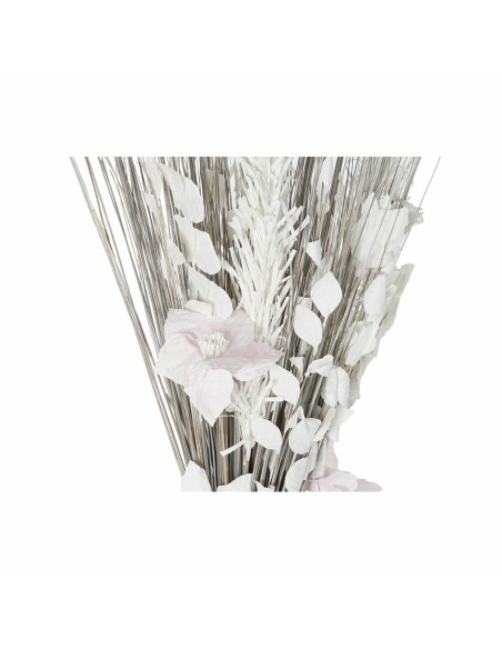 Branche DKD Home Decor 8424001847440 Fleurs Gris Blanc Fleur séchée (40 x 40 x 150 cm) (2 Unités)