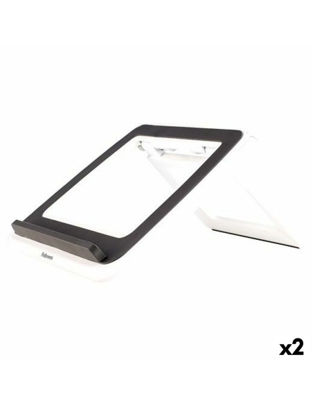 Support de tablette Fellowes I-SPIRE Blanc Noir 4,2 x 32 x 28,6 cm (2 Unités)
