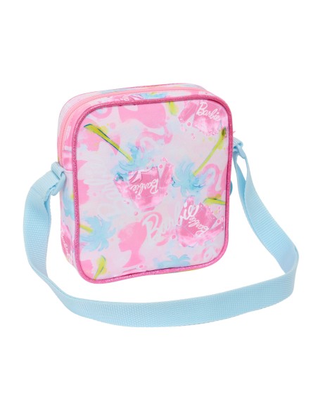 Sac à Bandoulière Barbie Painterly Rose Bleu ciel 16 x 18 x 4 cm