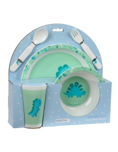 Set de vaisselle pour enfants Safta Dino Polyester 26 x 26 x 9 cm
