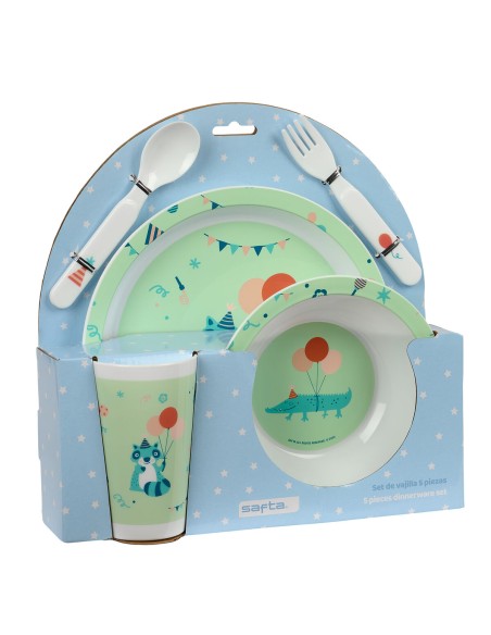 Set de vaisselle pour enfants Safta Fiesta Polyester 26 x 26 x 9 cm