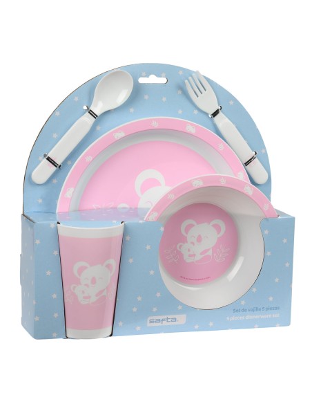 Set de vaisselle pour enfants Safta Koala Polyester 26 x 26 x 9 cm