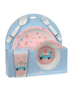 Set de vaisselle pour enfants Safta Jirafa Polyester 26 x 26 x 9 cm