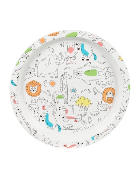 Set de vaisselle pour enfants Safta Zoo Polyester 26 x 26 x 9 cm