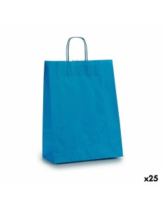 Sac en papier Pincello 32412 Bleu 12 x 52 x 32 cm (25 Unités)