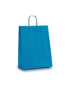 Sac en papier Pincello 32412 Bleu 12 x 52 x 32 cm (25 Unités) 2