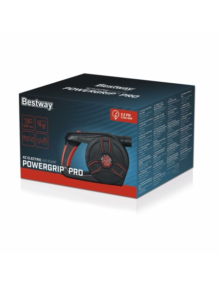 Bestway Gonfleur Électrique Pro 19,8x12,3x12,4 cm 1200 L/min Gonflable et Camping 62247