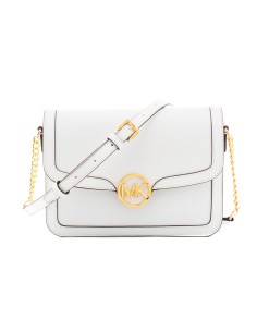 Sac à Bandoulière Michael Kors Leida Blanc 23 x 16 x 7 cm