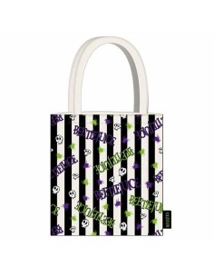 Sac-à-main Femme Beetlejuice Blanc 36,0 x 39,0 x 0,4 cm