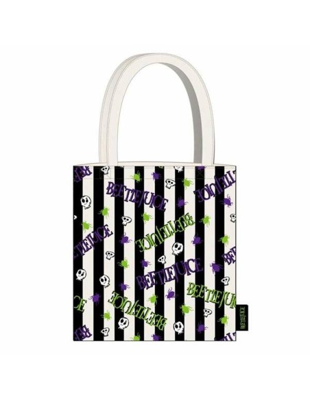 Sac-à-main Femme Beetlejuice Blanc 36,0 x 39,0 x 0,4 cm
