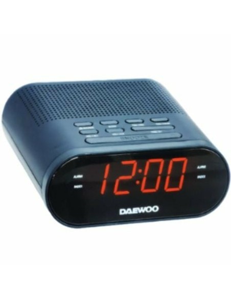Radio-réveil Daewoo Noir