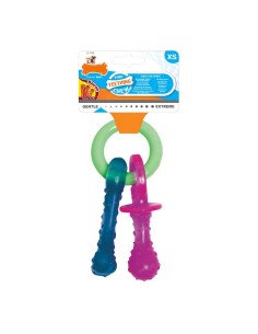 Jouet pour chien Nylabone Porte-clés Viande Fromage Chiots Bacon Nylon Thermoplastique Taille XS