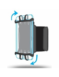 Bracelet pour Téléphone Portable Mobilis 030003 Noir Silicone