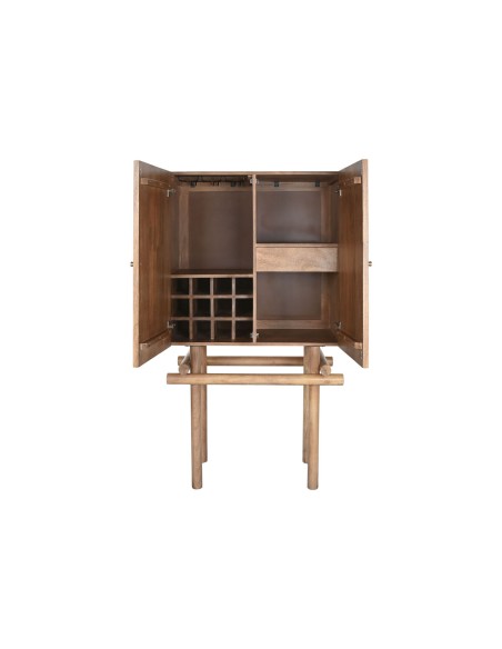 Range Bouteilles Home ESPRIT Naturel 90 x 45 x 156 cm
