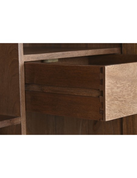 Range Bouteilles Home ESPRIT Naturel 90 x 45 x 156 cm